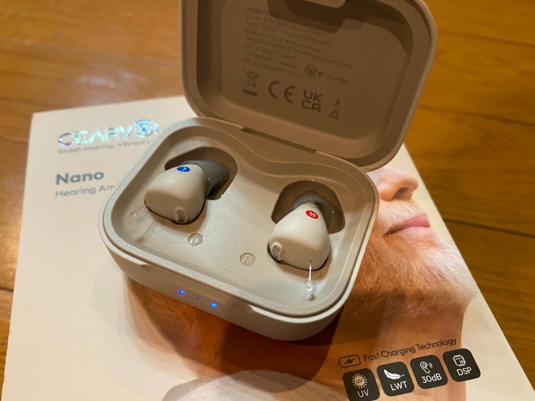 【ほぼ新品】Cearvol Nano 集音器 ホワイト スターライト