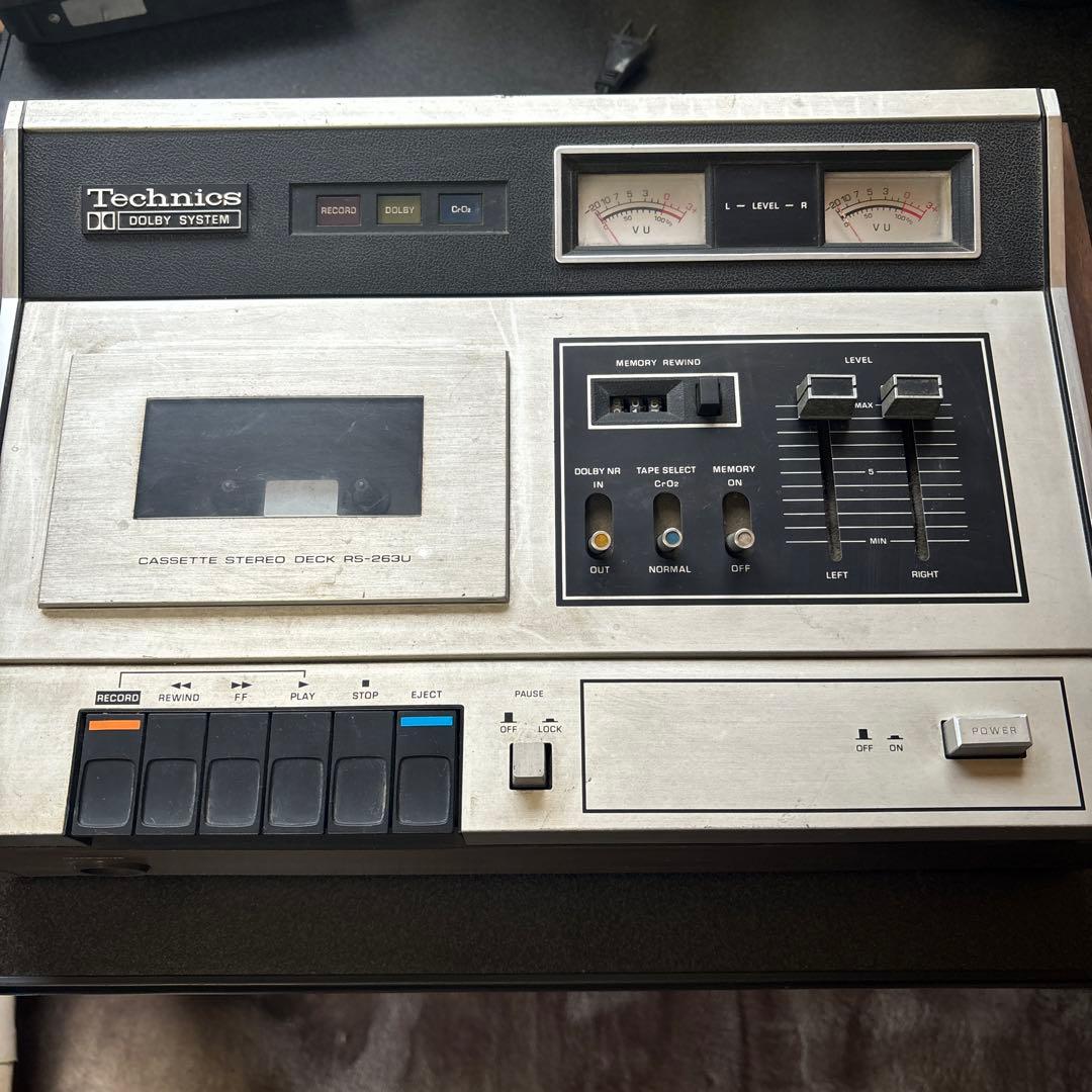 テクニクス　カセットデッキRS-263U
