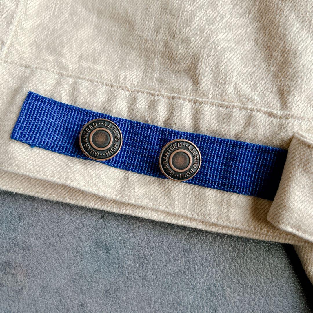 IN THE MARKET ⿻ コットン ワイド デニムジャケット Gジャン 白