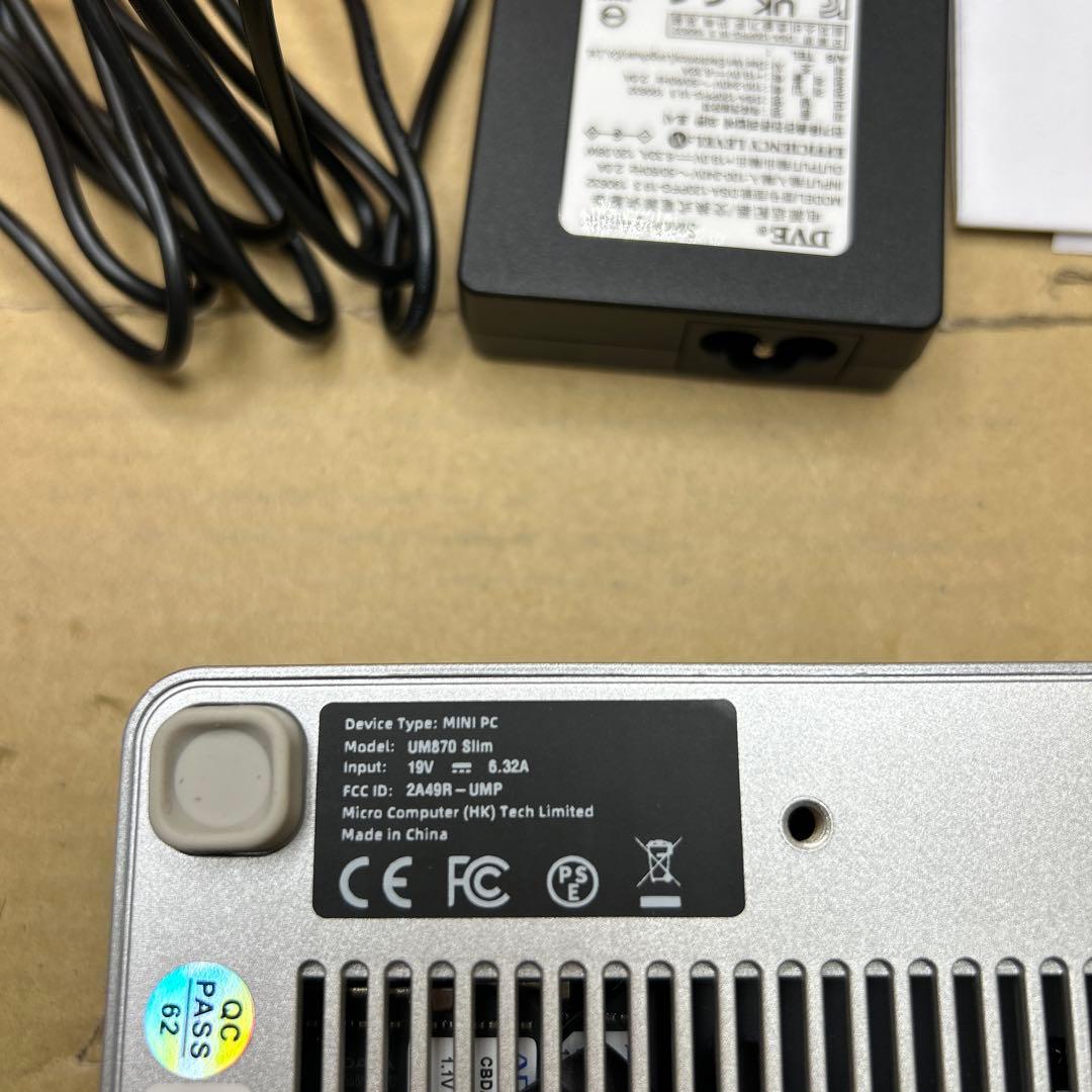 ジャンクMINISFORUM UM870 Slim ミニpc 32GB 1TB