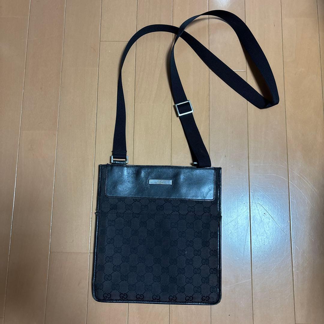 t*n様 Gucci GGパターン ショルダーバッグ ブラック