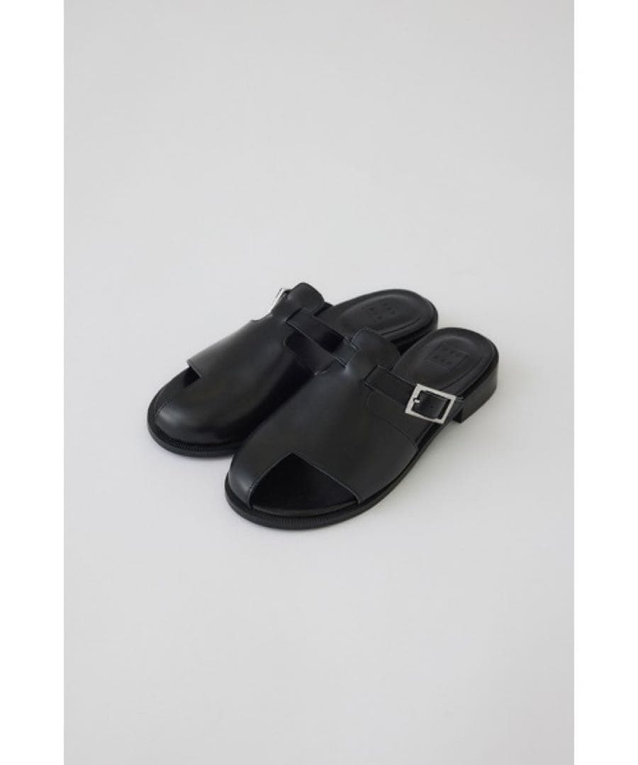 RIM.ARK リムアーク サムレザーフラットサンダル 黒 37 新品未使用