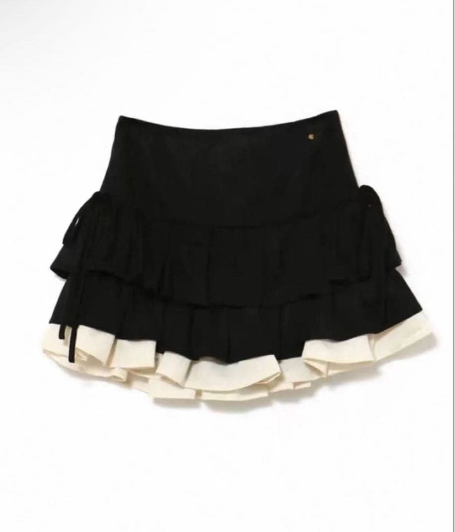 andmary Mel gather skirt black Sサイズ S