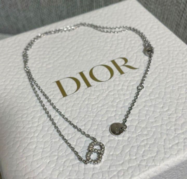 【Dior】ディオール　ネックレス　dior シルバー　ネックレス　DIOR
