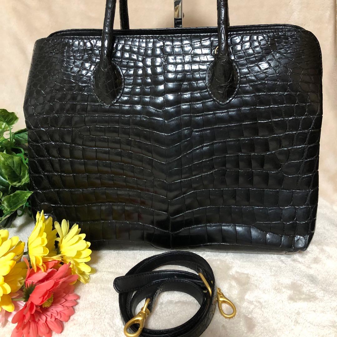 デイジー様2点まとめ売り（バーバリートートバッグ& 2way バッグ　クロコ）