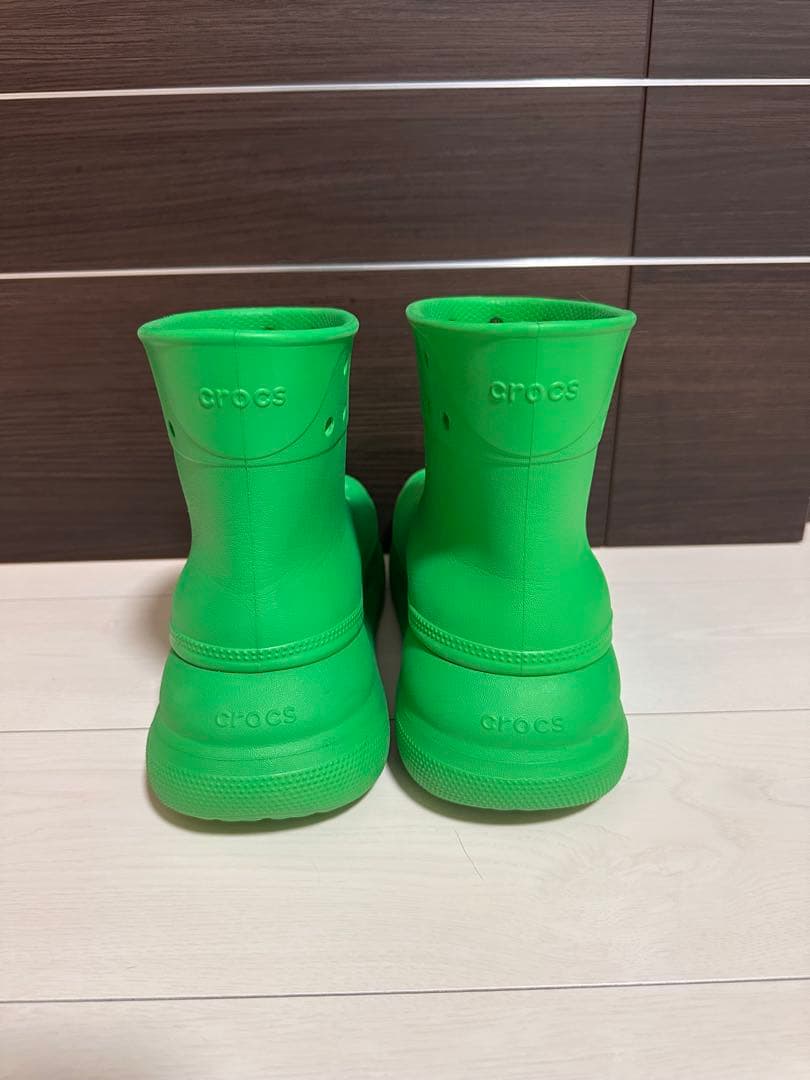 美品　crocs クラッシュブーツ　レインブーツ