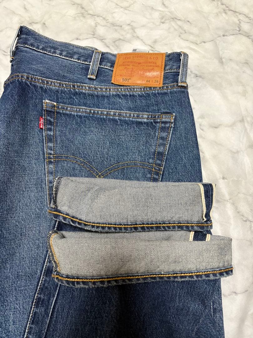【希少】ジャーナルスタンダード別注　LEVI'S 501XX セルビッチ　W44