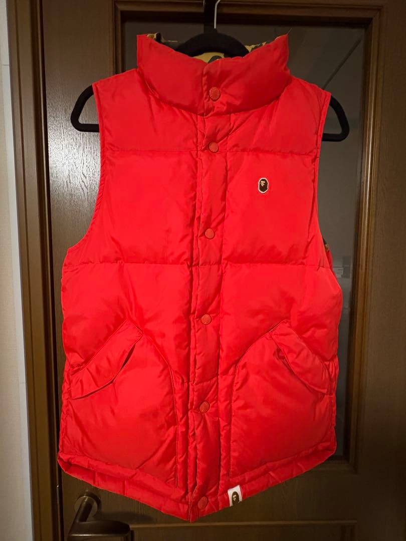 A BATHING APE 迷彩ベスト L リバーシブル