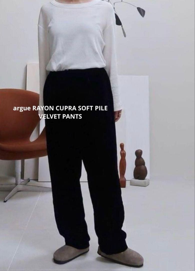 ARGUE RAYON CUPRA SOFT PILE VELVET size②