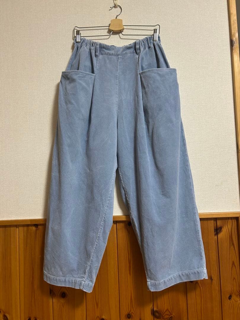 nest Robe コーデュロイフロントポケットパンツ ライトブルー