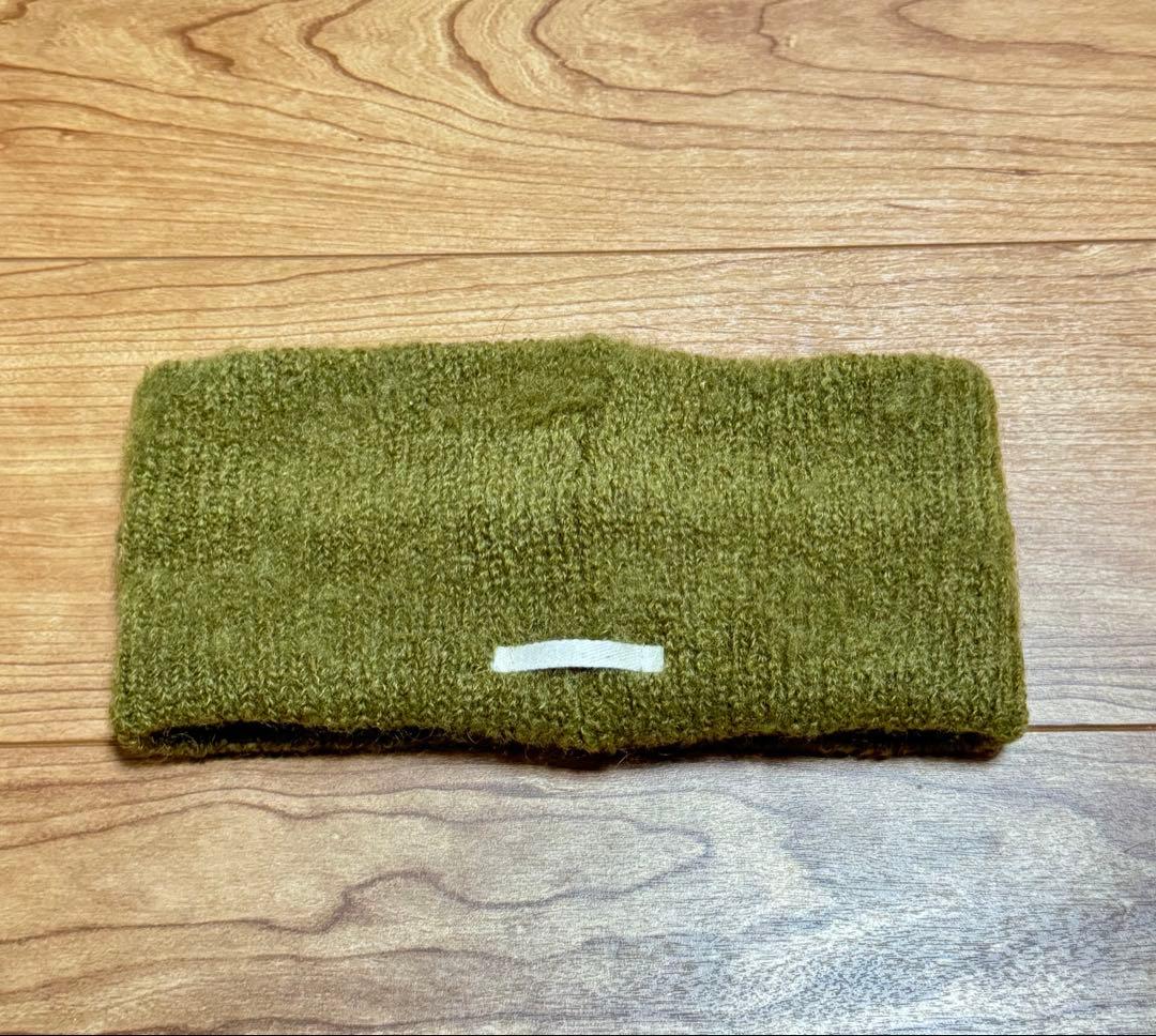 キネマ　kinema mohair hair band Khaki