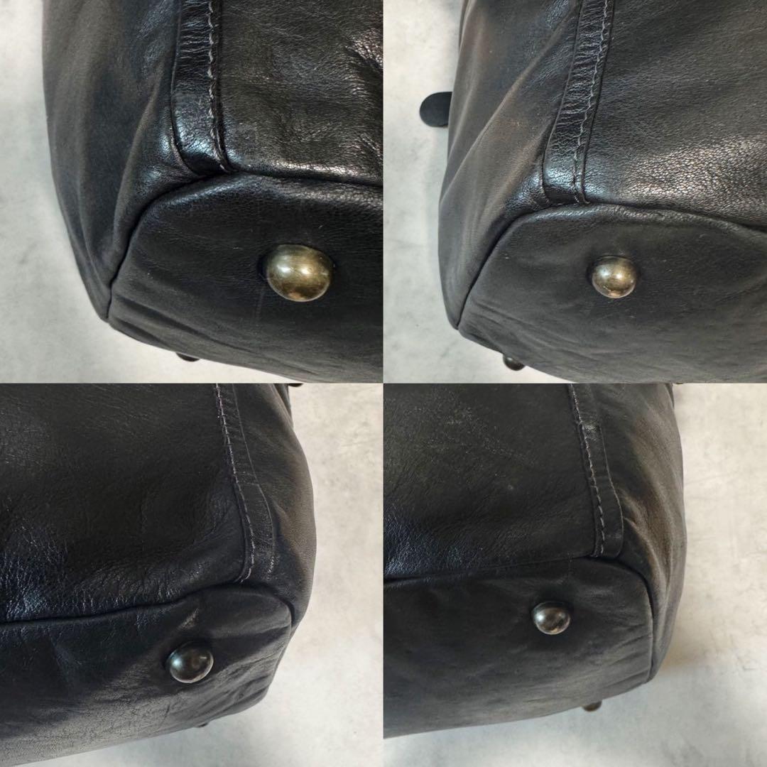 大容量 ポーター ボストンバッグ 2way オールレザー ブラック