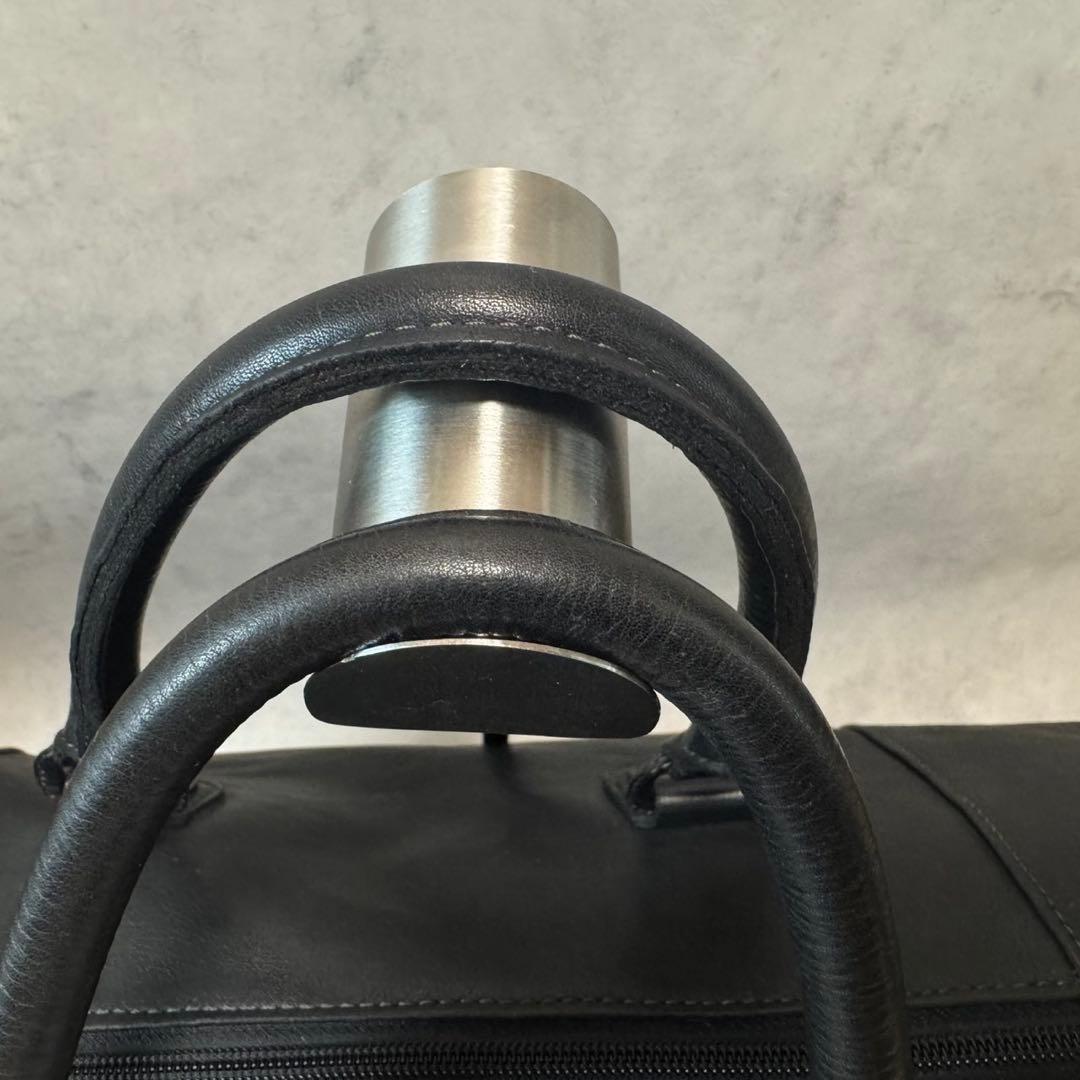 大容量 ポーター ボストンバッグ 2way オールレザー ブラック