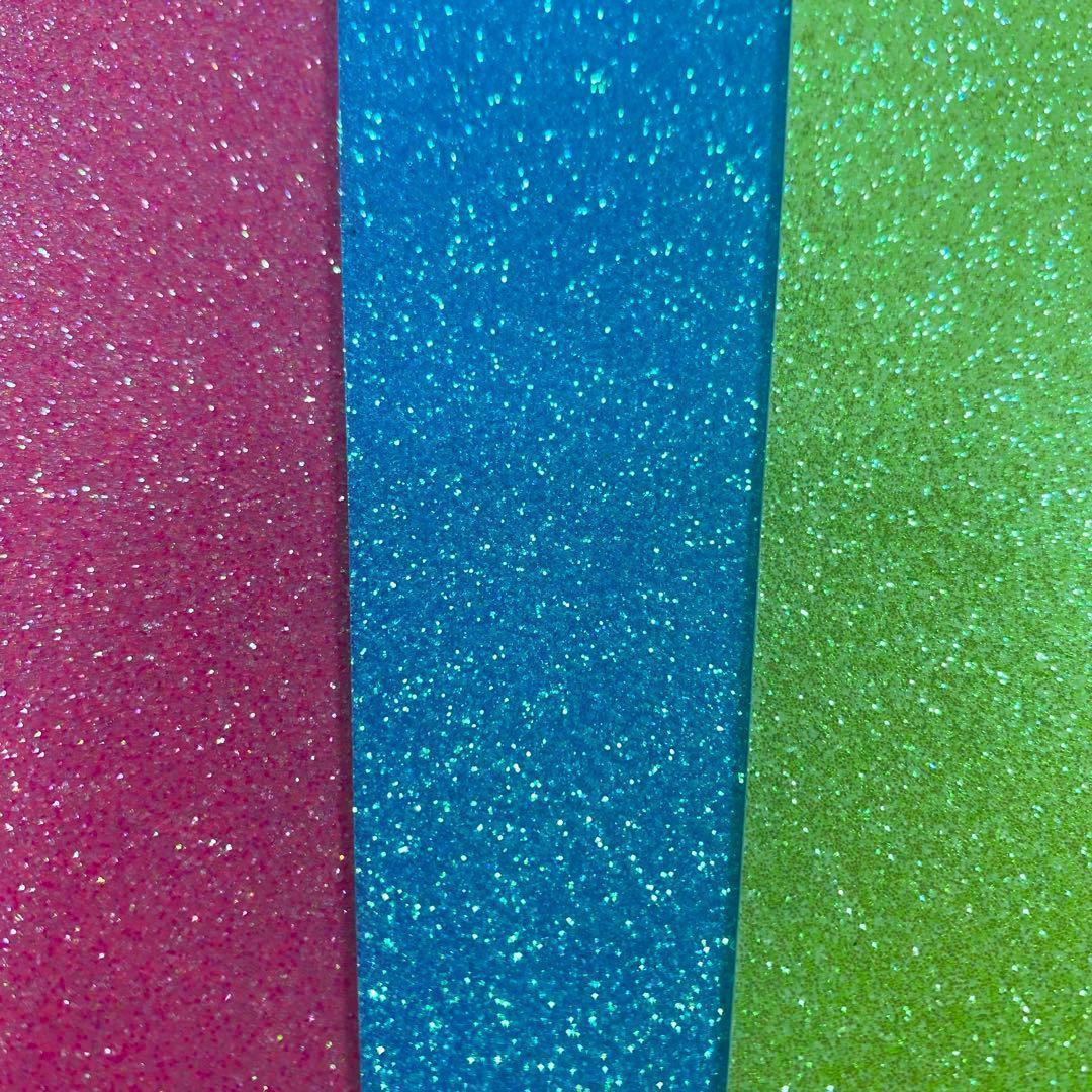 団扇屋さん　団扇素材　グリッターシート裏面厚紙　30×30cm 23