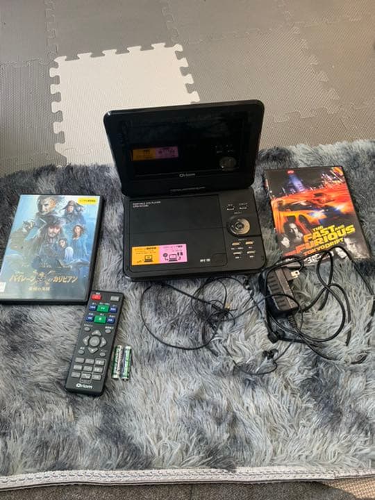 QriomポータブルDVD PLAYER 動作確認済み最終値下げ