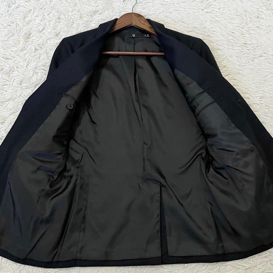 美品✨ユニクロ+J 2020AW スーツ セットアップ　Nikke社 黒　Ｓ