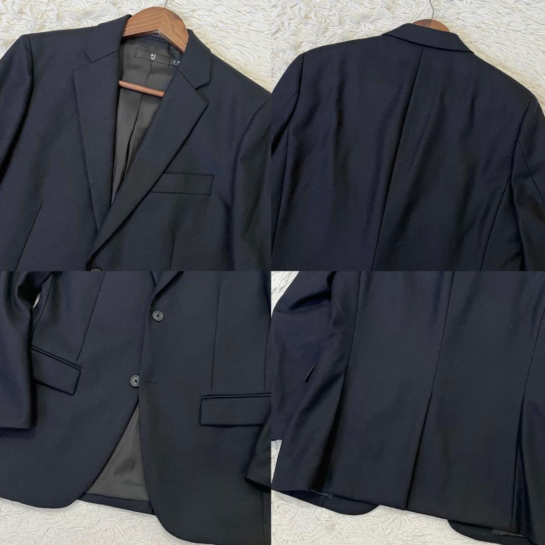 美品✨ユニクロ+J 2020AW スーツ セットアップ　Nikke社 黒　Ｓ