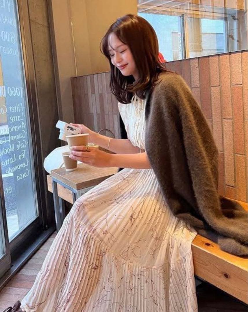 スナイデル　Sustainable20周年プリントワンピース　G