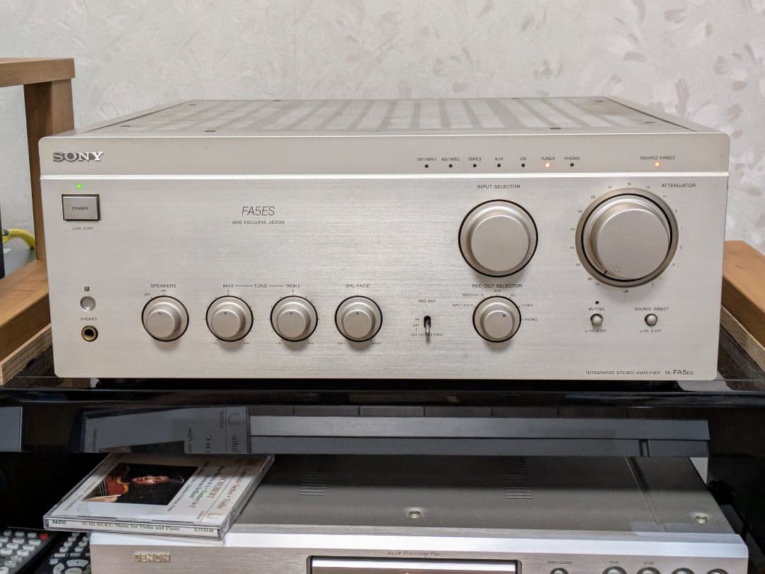 SONY　プリメインアンプ《TA-FA5ES》少しよく読んで下さい。