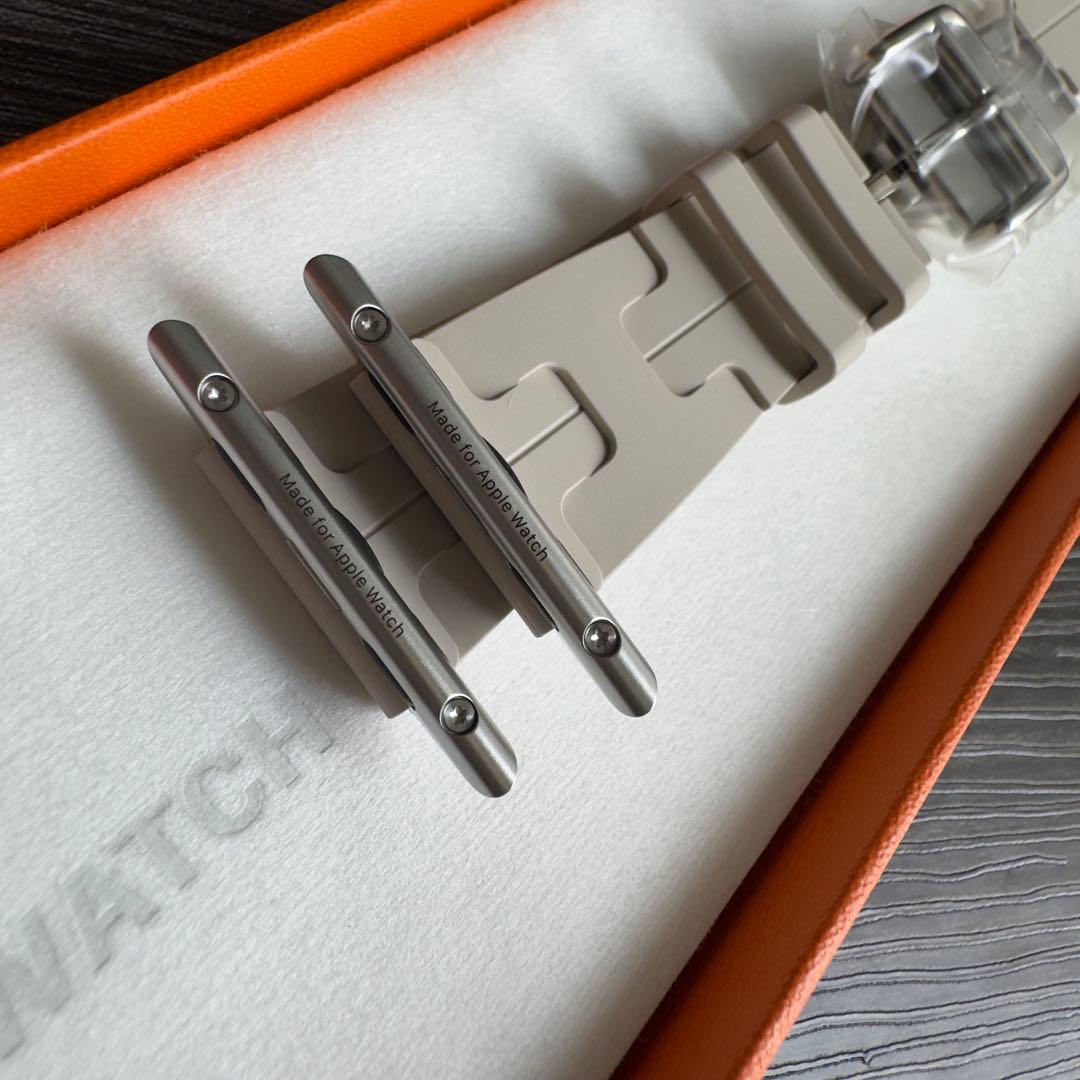 2700 未使用　プレミア　Apple Watch エルメス　ベトン　白　キリム