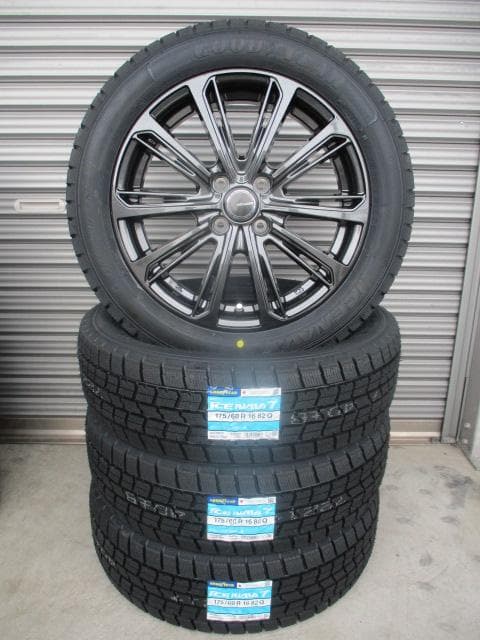 送料込☆グッドイヤースタッドレス☆175/60R16☆クロスビー・ラクティス