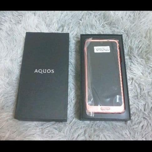 新品未使用AQUOSSIMロック解除済み スマホアクオス ピンク美品シャープ