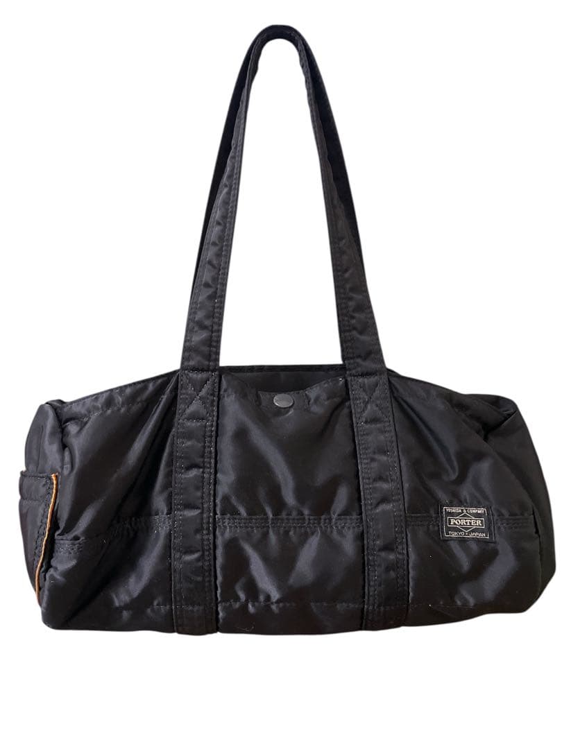 PORTER ブラック ドラムバッグ　吉田カバン