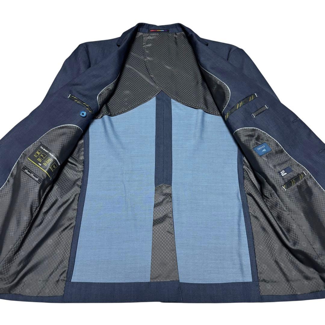 美品 ORIHICA オリヒカ 3ピース スーツ ウォッシャブル ネイビー M