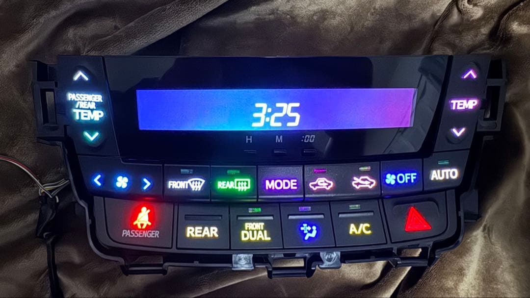 20系前期ヴェルファイア アルファード　グラデーション エアコンスイッチパネル