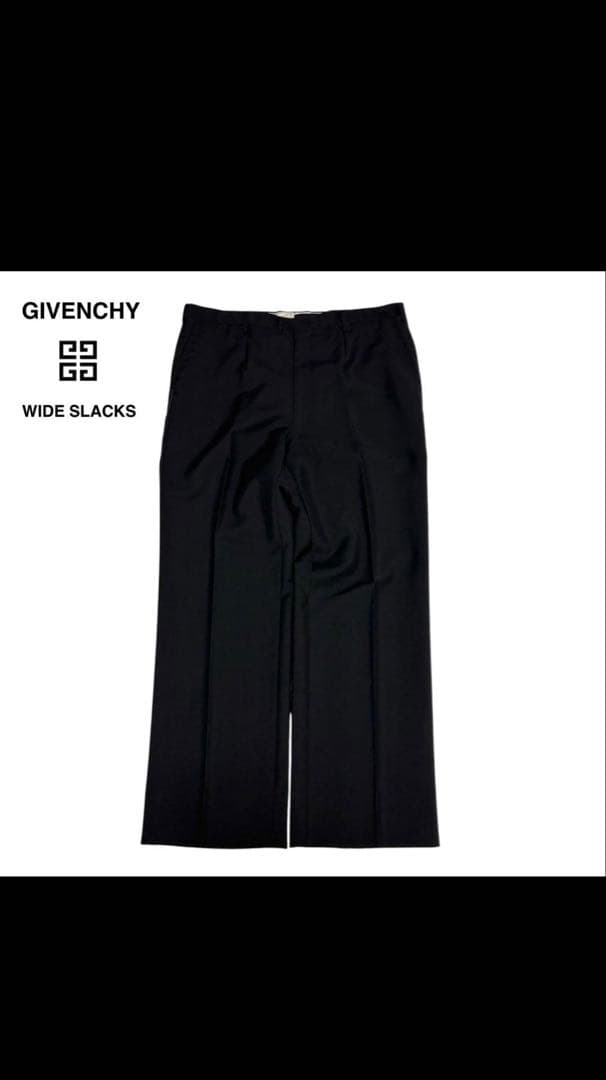メ*0様 90s GIVENCHY ウールモヘヤ スラックス ジバンシー