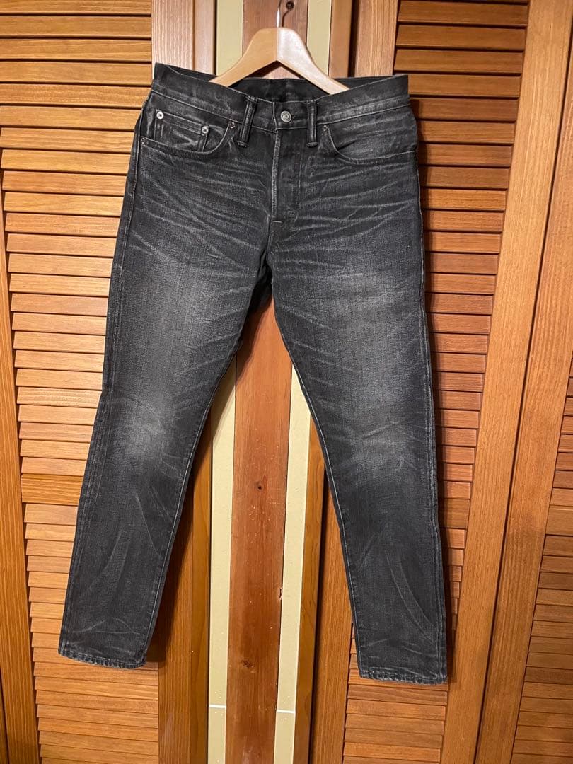 RRL ブラックデニム　SLIM NARROW W29L30