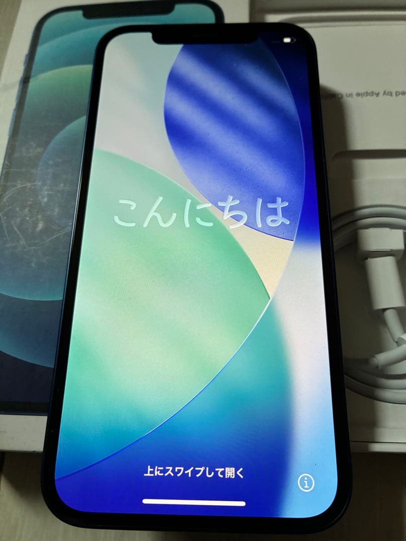 海外版Apple iPhone 12 本体 ブルー Dual SIM