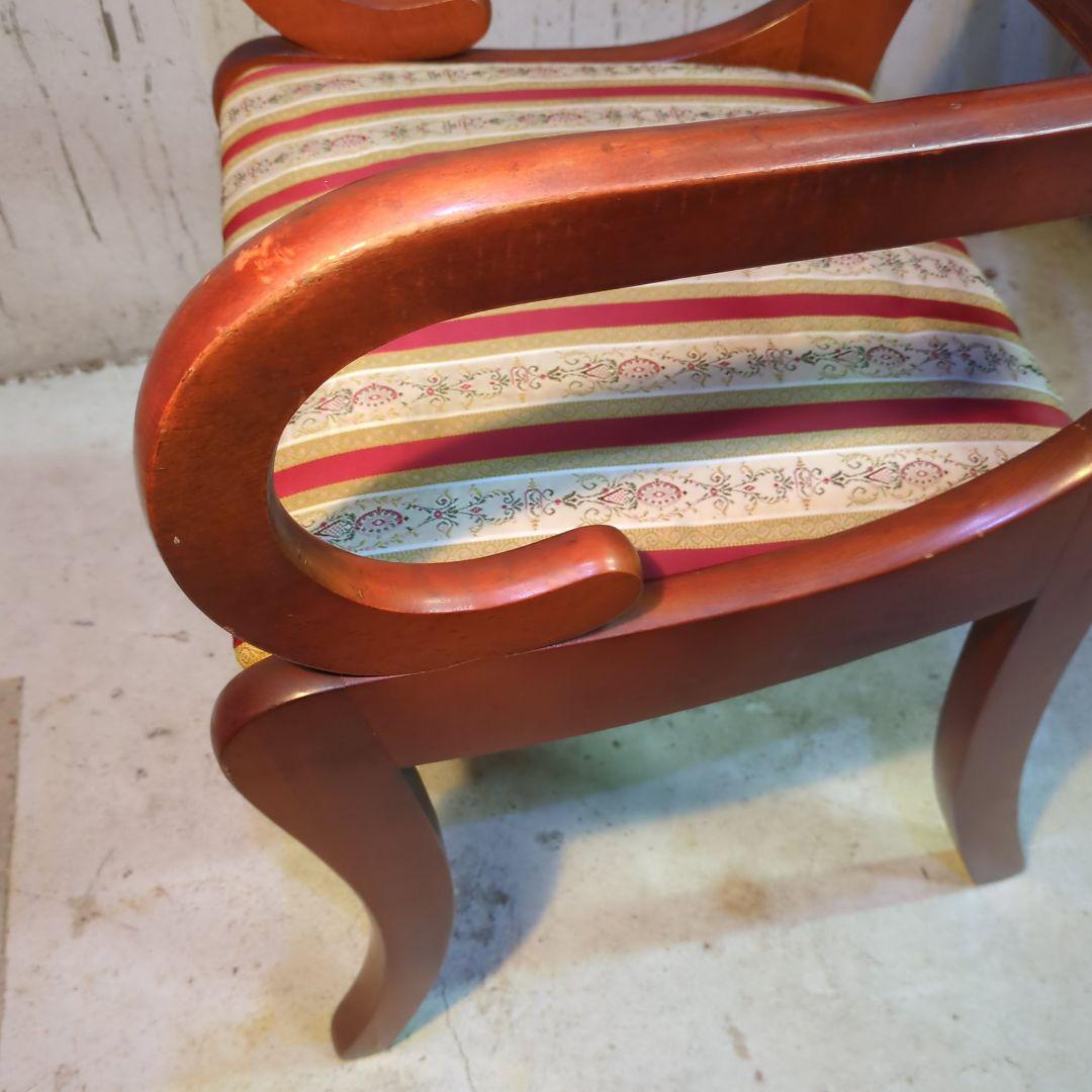 イギリス ヴィンテージ家具 ダイニングチェア アームチェア 椅子④