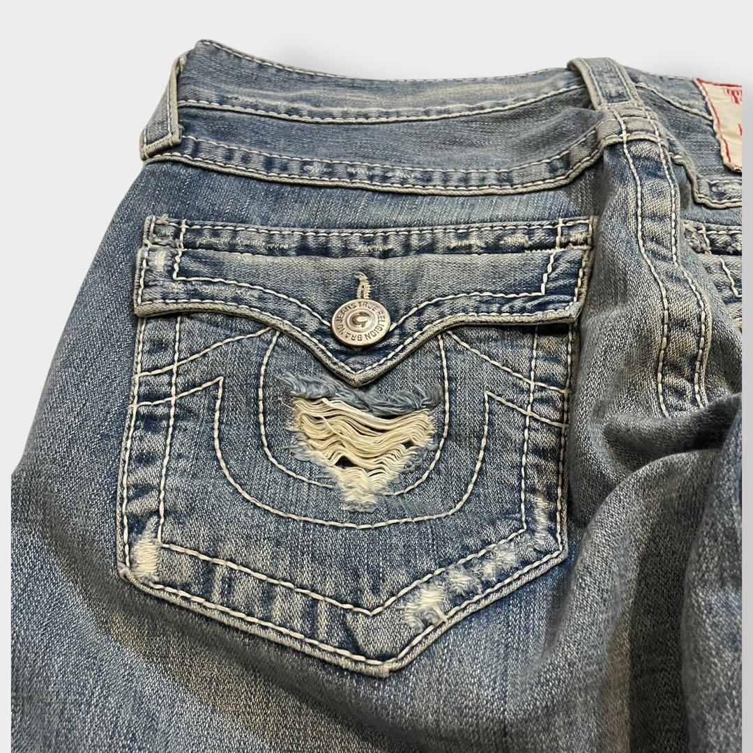 00’s《TRUE RELIGION》トュルーレ　デニム　フレア　IO着用　30