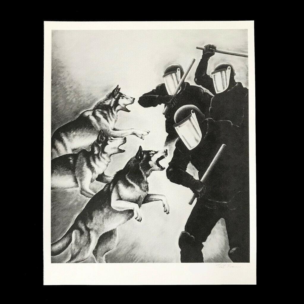 Todd Francis トッドフランシス　直筆サイン入りポスター 個展用作品