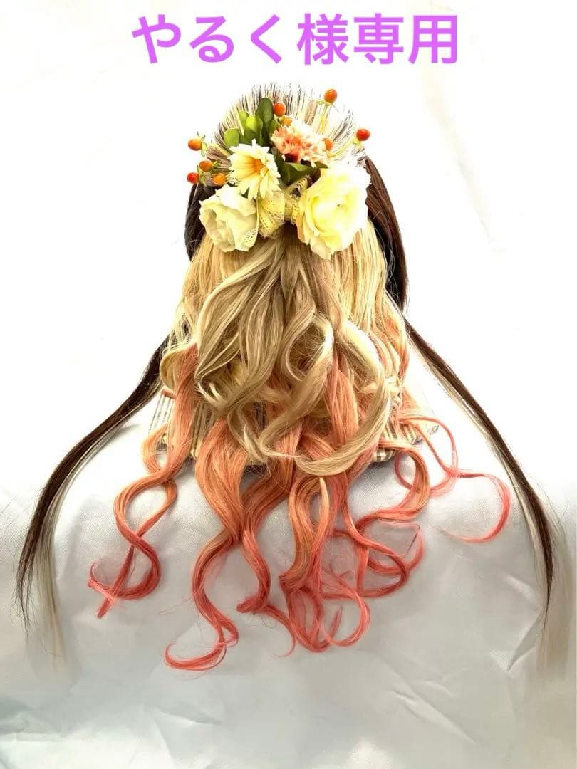 辰巳7号サイズ、創作耐熱ファイバープラス、中古舞踊かつら、大衆演劇かつら