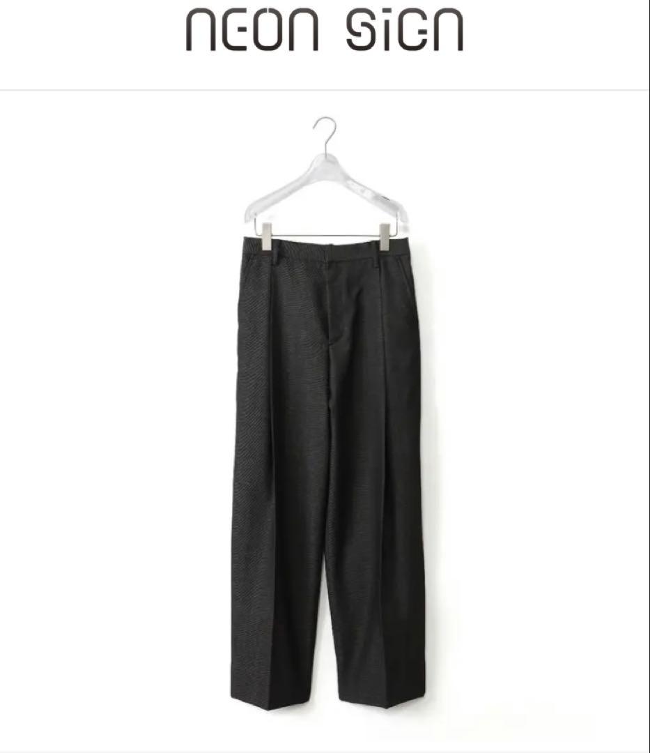 NEONSIGN ネオンサイン Wide Denim Slacks