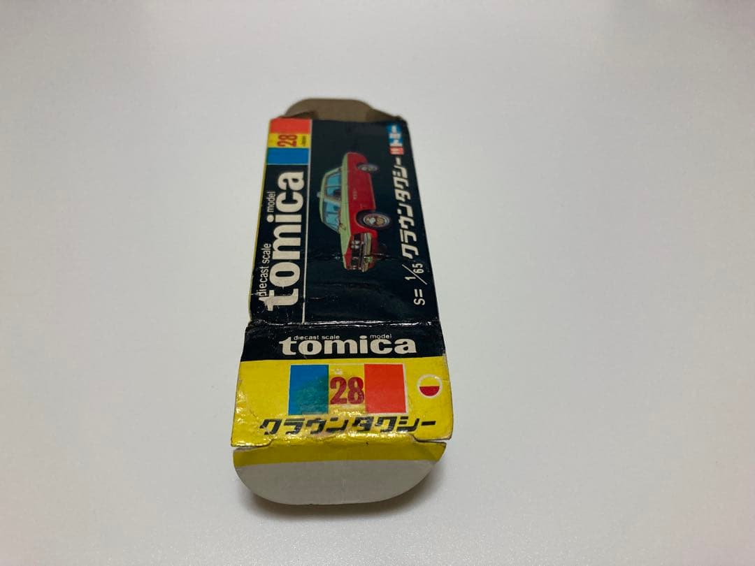 トミカ　日本製　クラウン　タクシー　1Aホイール　色指定箱　当時物