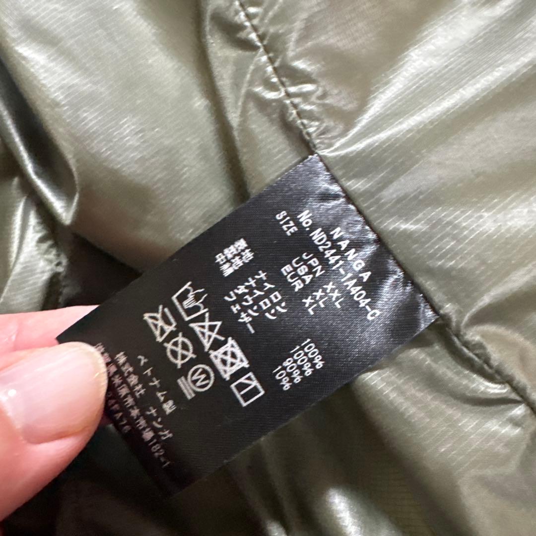 NANGA ダウンジャケット マザノラリッチ　 XXL ブラック