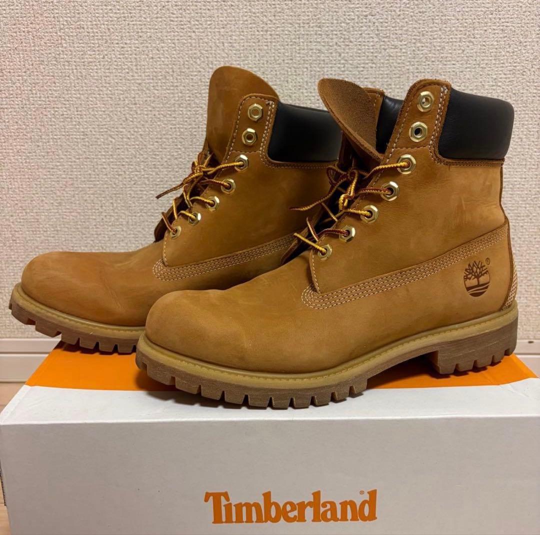 Timberland ブラウン ハイカットブーツ
