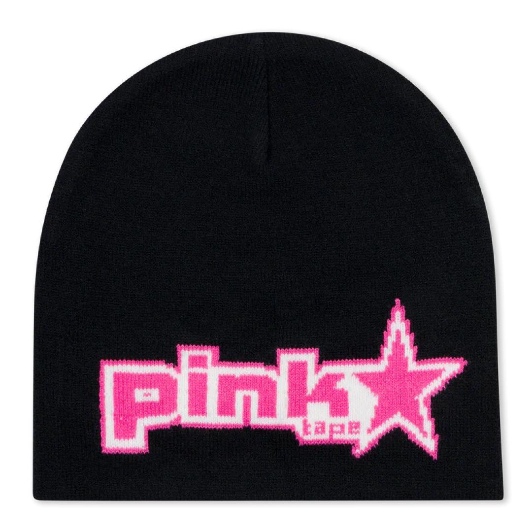 【ENDLESS DENIM】PINK TAPE BLACK SKULL