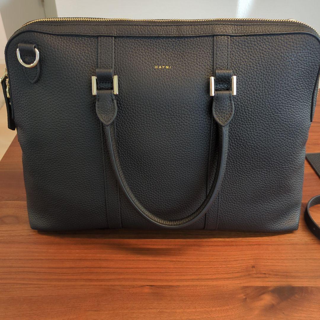 新品未使用　HAYNI× Roynel　本革ビジネス・フォーマルバッグ　ブラック