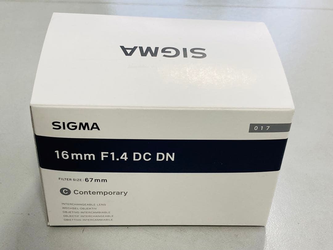 SIGMA 16mm F1.4 DC DN レンズ　SONY Eマウント