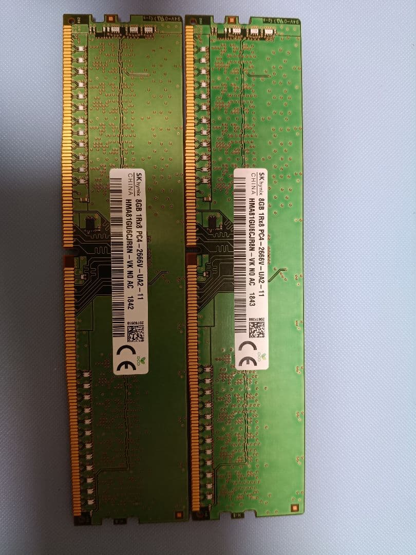 ​SK hynix DDR4-2666 8GB×2枚セット (計16GB)
