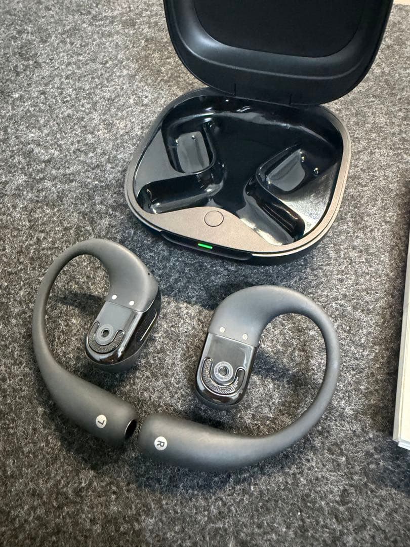 SHOKZ OPENFIT 2 ワイヤレスイヤホン ブラック