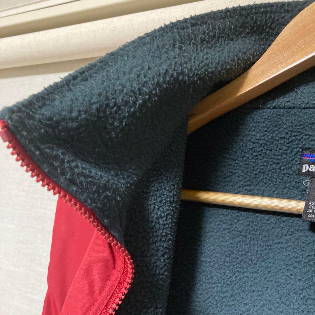 【希少品】90s パタゴニア ダウンベスト シェルドシンチラ レッド M