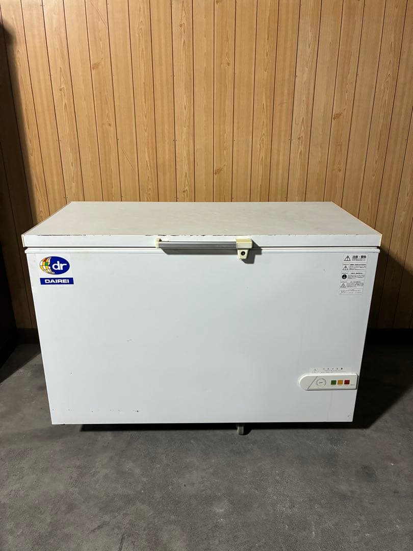 【現地引き取り限定・愛知】ダイレイ チェストフリーザー NPA-396-4