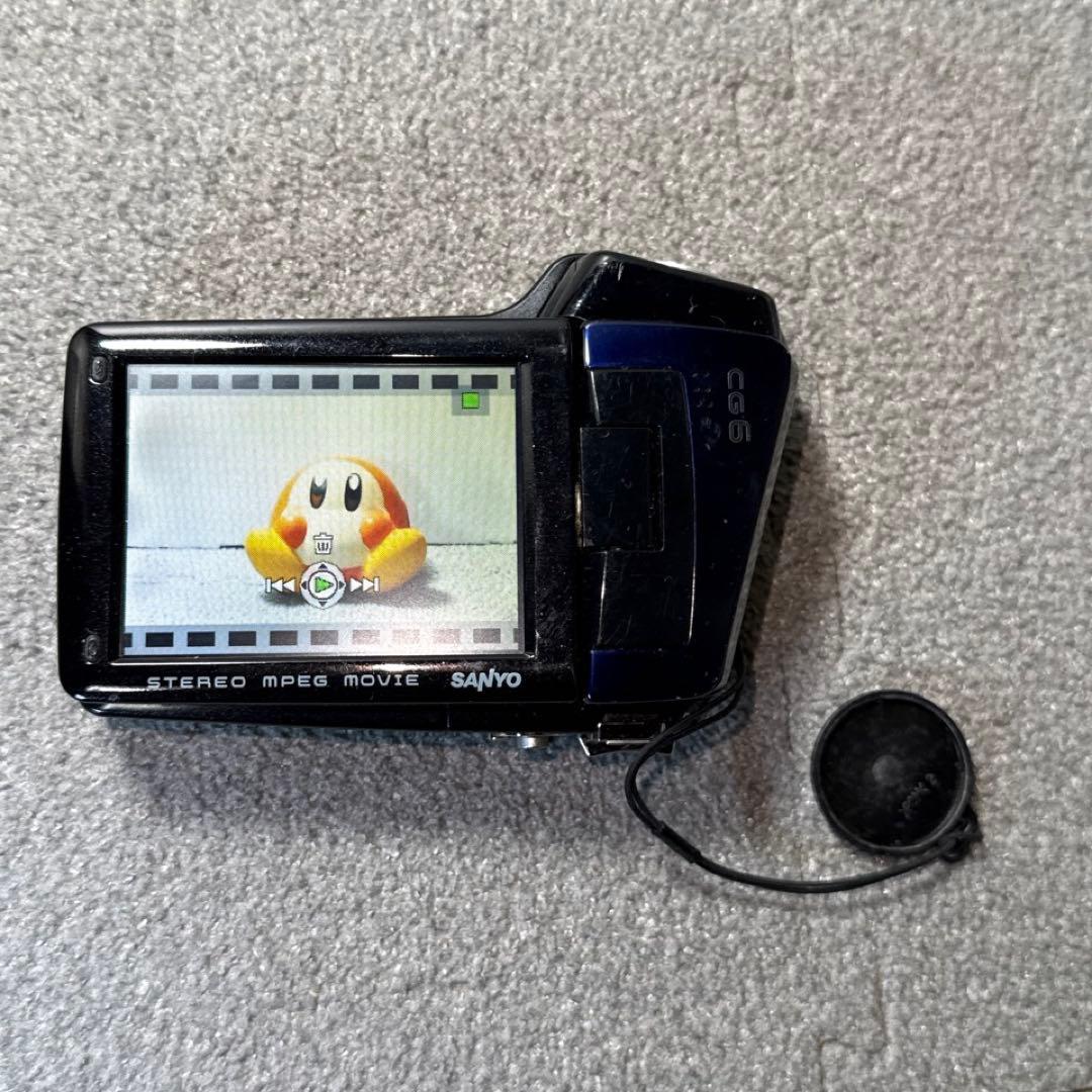 ☆動作OK SANYO Xacti DMX-CG6型 バッテリー＆SDカード付き