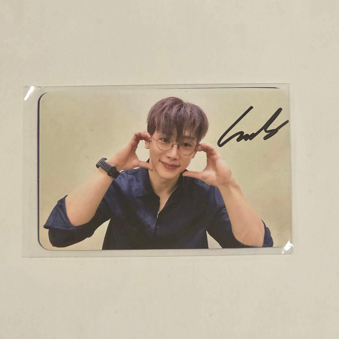 WONHO ウォノ SYNDROME SOUNDWAVE 対面 サイン トレカ