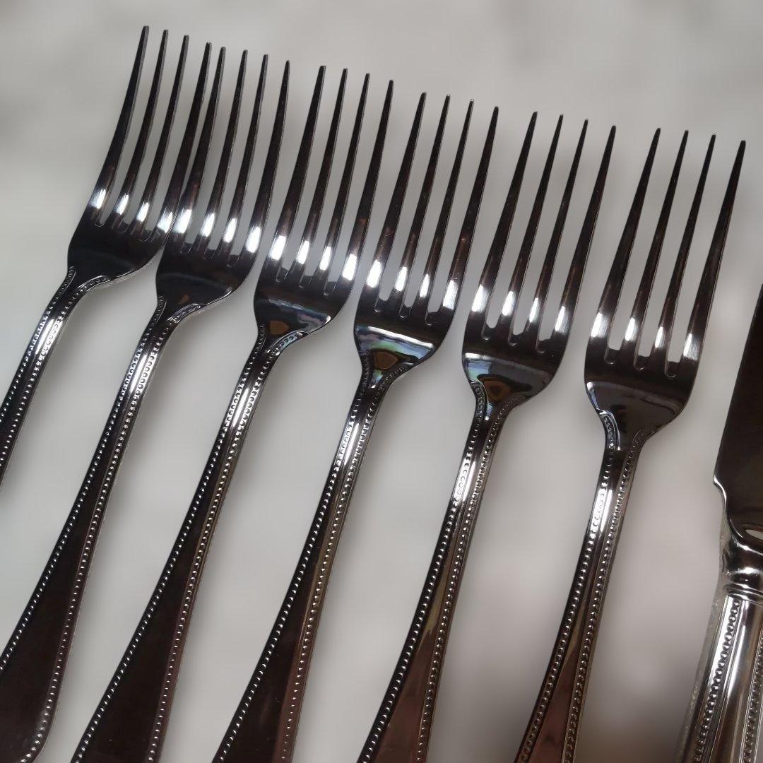 アーサープライスArthur Priceテーブルナイフ&フオーク各6本 ビード